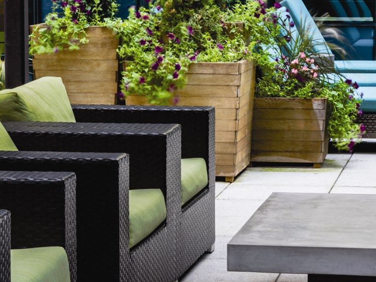 Outdoor Lounge Area at 27 on 27th, New York, 11101